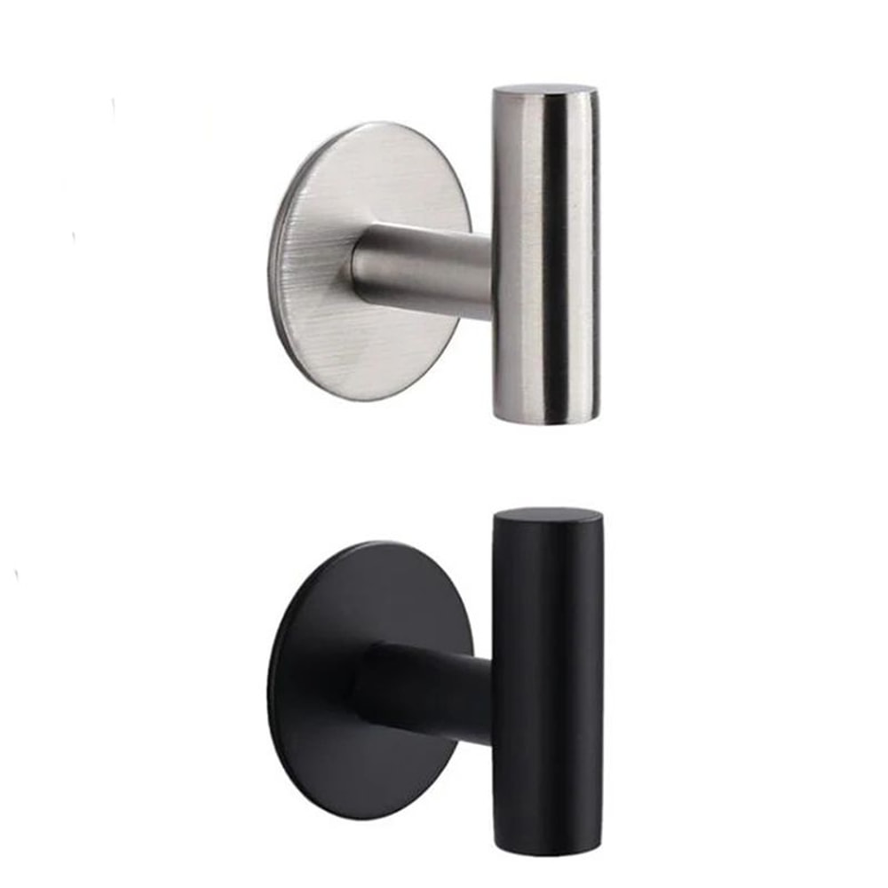 Modern Stainless Steel Bathroom Hardware Set With Towel Rack Towel Bar Toilet Paper Holder And Hook 4