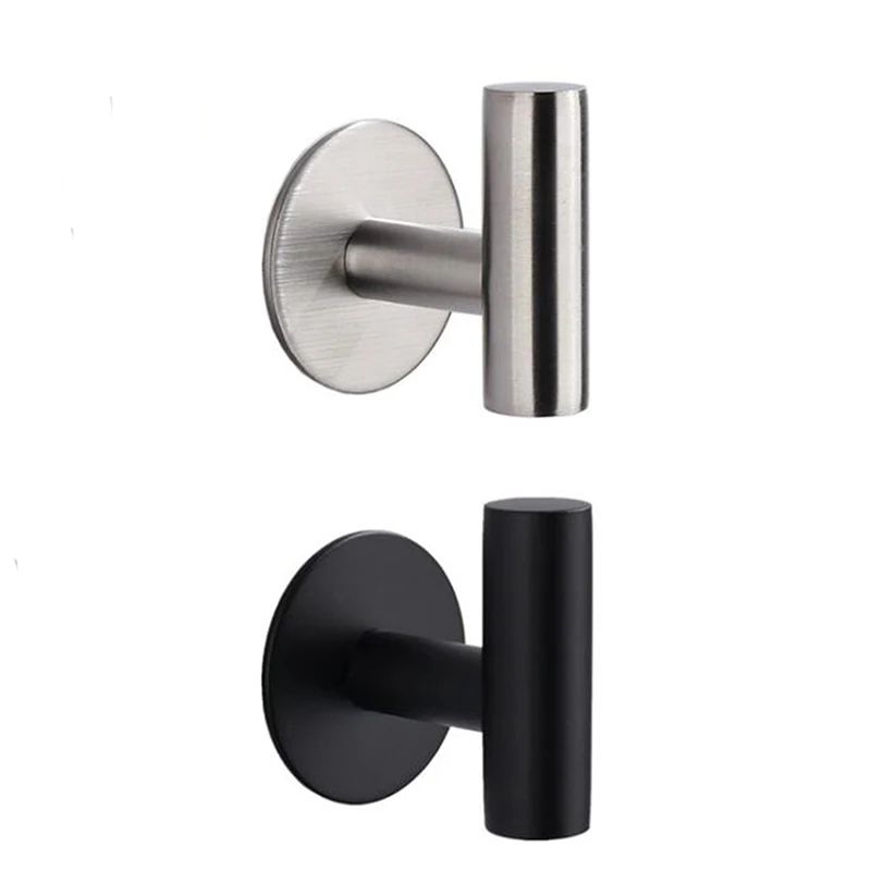Modern Stainless Steel Bathroom Hardware Set With Towel Rack Towel Bar Toilet Paper Holder And Hook 4