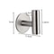 Modern Stainless Steel Bathroom Hardware Set With Towel Rack Towel Bar Toilet Paper Holder And Hook 5