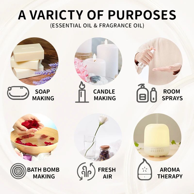 Fruit Flavor Essential Oil For Diffuser DIY Soap And Candle Making Natural Plant Scent Mango Pineap 3