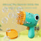 40 Hole Dinosaur Bubble Machine Electric Bubble Gun Toy For Kids Outdoor Wedding Party Bubble Blowe 2