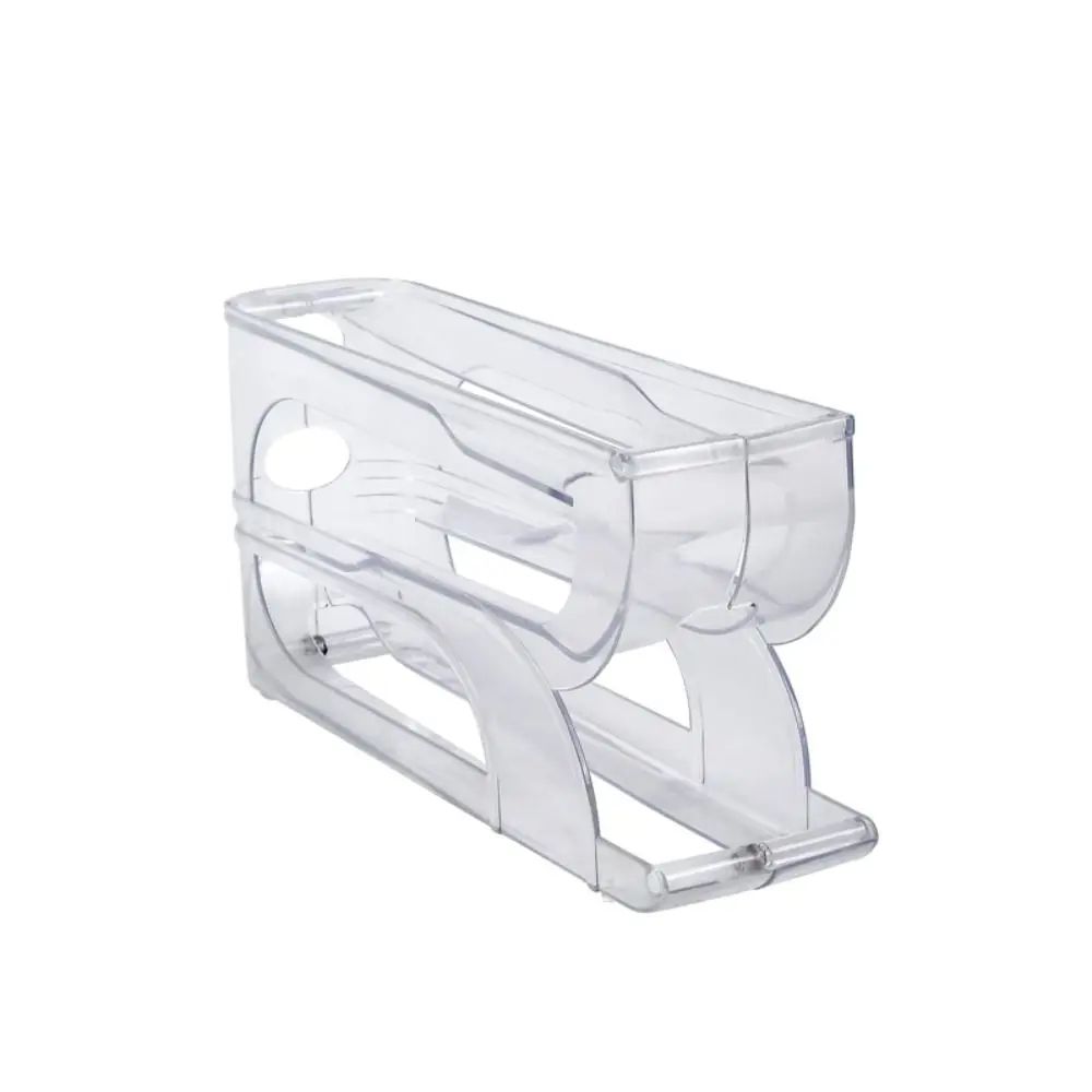Automatic Egg Roller Organizer For Refrigerator Large Capacity Space Saving Egg Storage Rack 3 Or 6