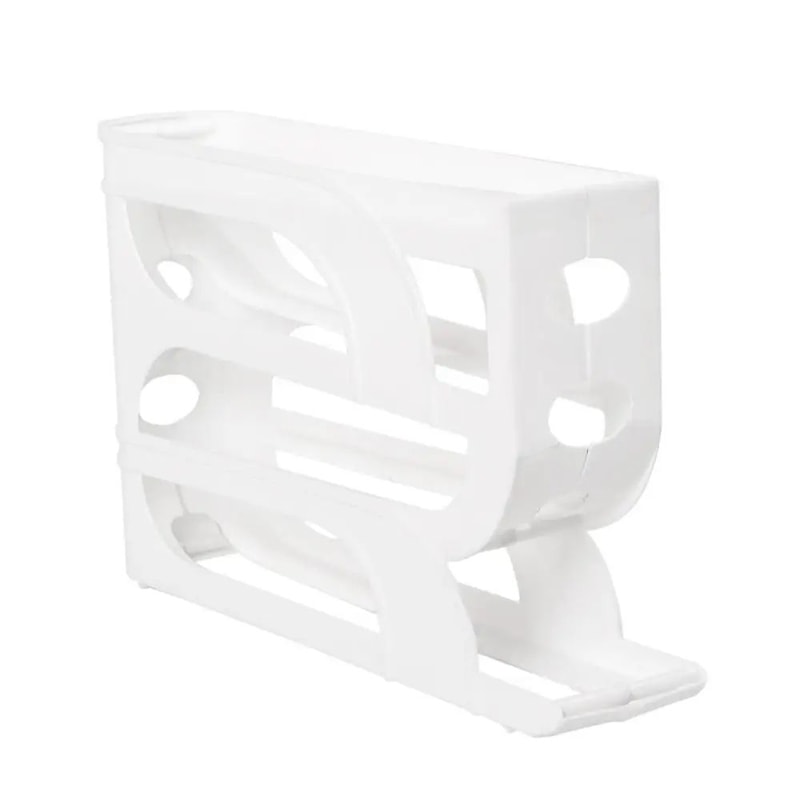 Automatic Egg Roller Organizer For Refrigerator Large Capacity Space Saving Egg Storage Rack 3 Or 9