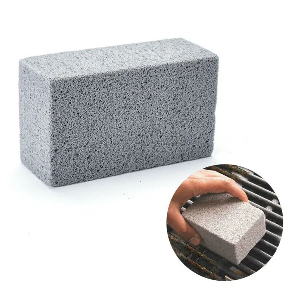 BBQ Grill Cleaning Brick Pumice Stone Block For Barbecue Grates Heavy Duty Outdoor Kitchen Grill Cl 2