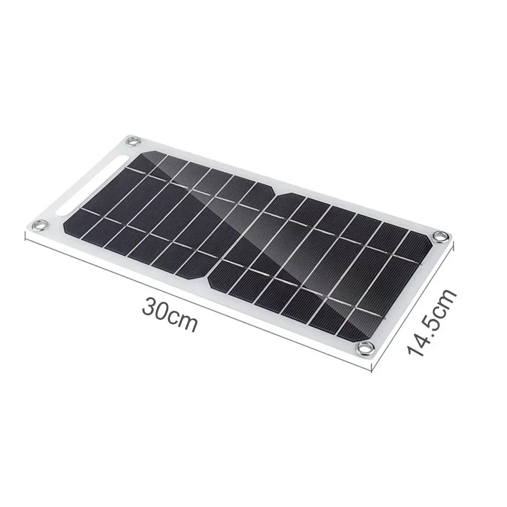 35W Portable Solar Panel 5V USB Charger Plate For Phone And Power Bank Outdoor Camping Solar Charge 3