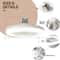 Smart 2in1 E27 Ceiling Fan With LED Light Remote Control Quiet Adjustable Fan Lamp For Bedroom Li 5