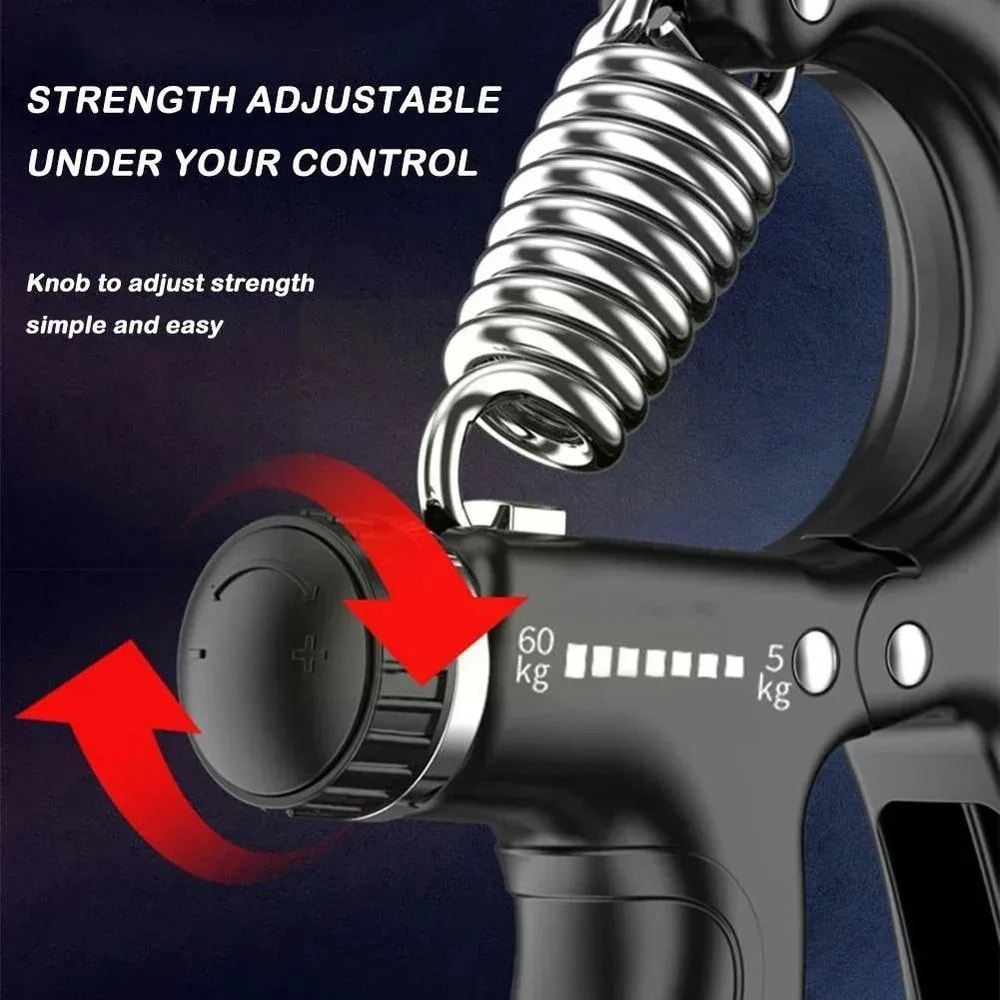 Adjustable Hand Grip Strengthener 22132 Lb Heavy Duty Gripper Wrist Forearm Exerciser With Tension 2
