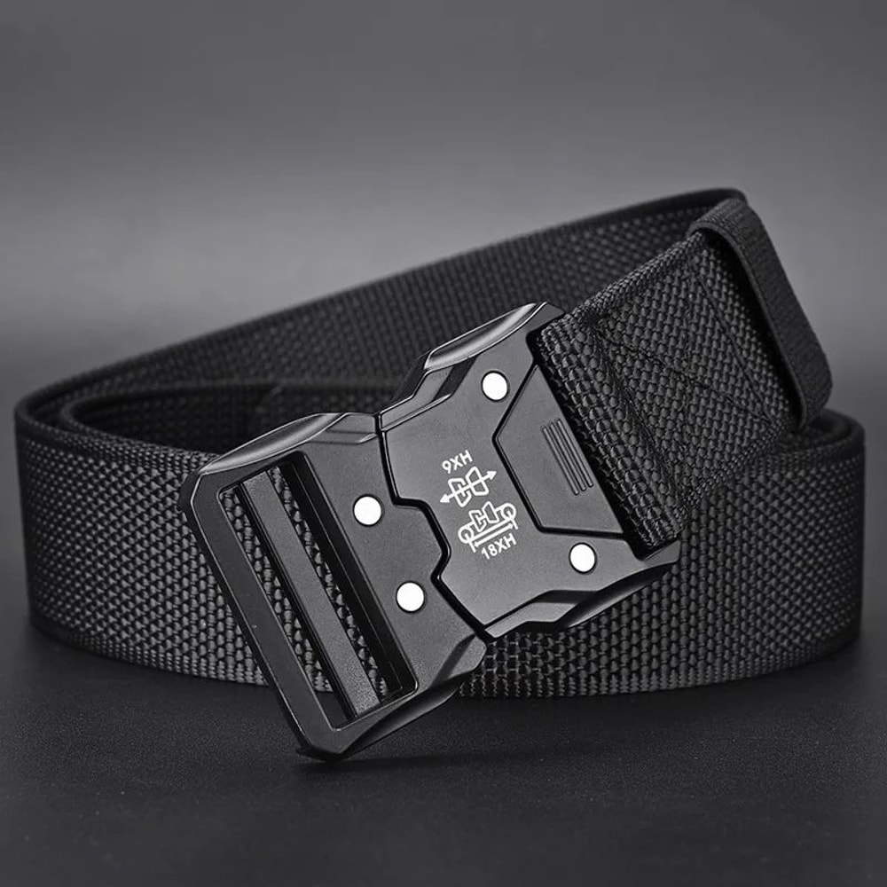 Tactical Waist Belt With Automatic Buckle Durable Unisex Outdoor Belt For Men Women Everyday Utili 7