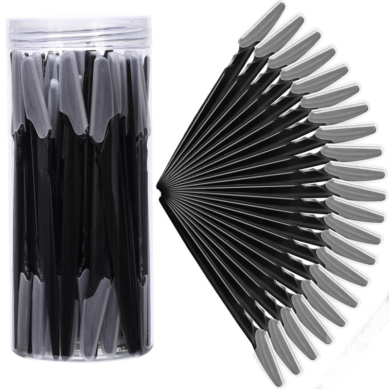 Eyebrow Face Razor Set For Women And Men Safe Brow Trimmer With Protective Cover 540pcs Hair Remov 13
