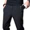 Mens Casual Jogger Pants Straight Slim Fit With Elastic Waist Korean Style Trousers In Blue Black G 5