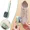 Multifunction Cleaning Shoe Brush With Automatic Liquid Dispenser Soft Bristles Long Handle Clothes 0