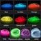 Car Interior LED Ambient Light Strips Cold Light Dashboard Console Decor With USB Or Cigarette Plug 5