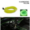 Car Interior LED Ambient Light Strips Cold Light Dashboard Console Decor With USB Or Cigarette Plug 6