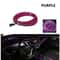 Car Interior LED Ambient Light Strips Cold Light Dashboard Console Decor With USB Or Cigarette Plug 14
