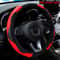 PU Carbon Fiber Leather Steering Wheel Cover No Inner Ring Universal Fit For 14515 In Car Wheels 0