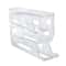 Large Capacity Automatic Egg Roller 4Tier Refrigerator Egg Storage Box SpaceSaving Kitchen Organize 8