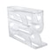 Large Capacity Automatic Egg Roller 4Tier Refrigerator Egg Storage Box SpaceSaving Kitchen Organize 8