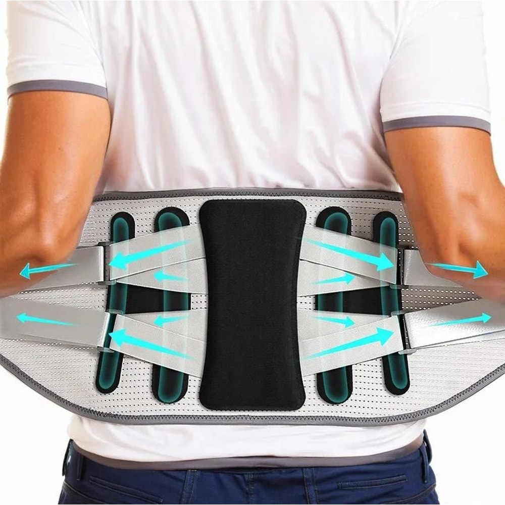 Back Brace For Lower Back Pain Relief With Support Plate Breathable Lumbar Support Belt For Men Wo 0