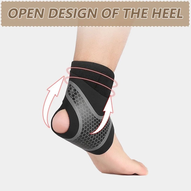 Breathable Ankle Brace Compression Sleeve Support For Running Football Cycling Sport Protection 1