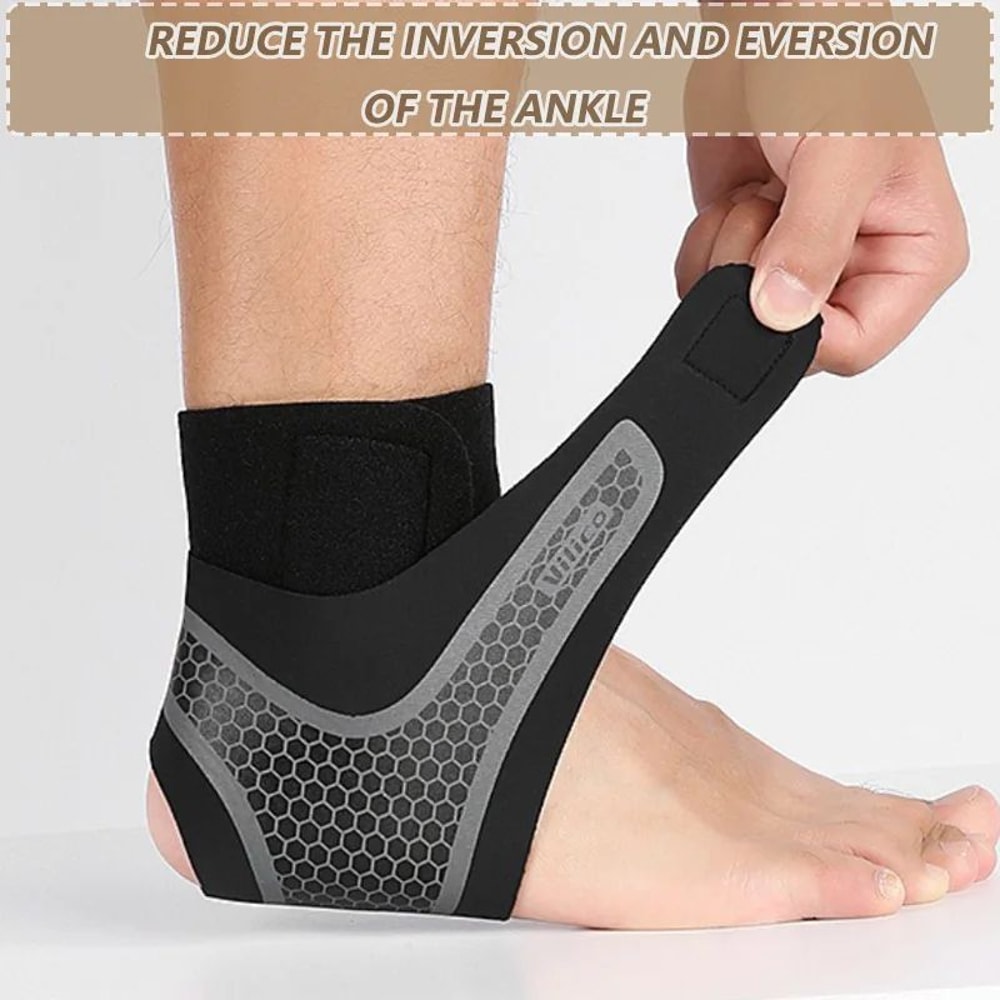 Breathable Ankle Brace Compression Sleeve Support For Running Football Cycling Sport Protection 2