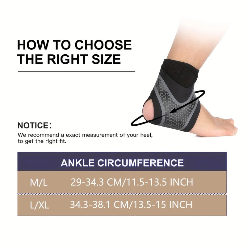 Breathable Ankle Brace Compression Sleeve Support For Running Football Cycling Sport Protection 3