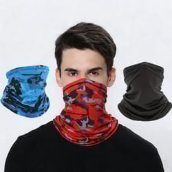 cycling face mask breathable uv protection neck gaiter sweat-absorbing sport bandana for fishing & training