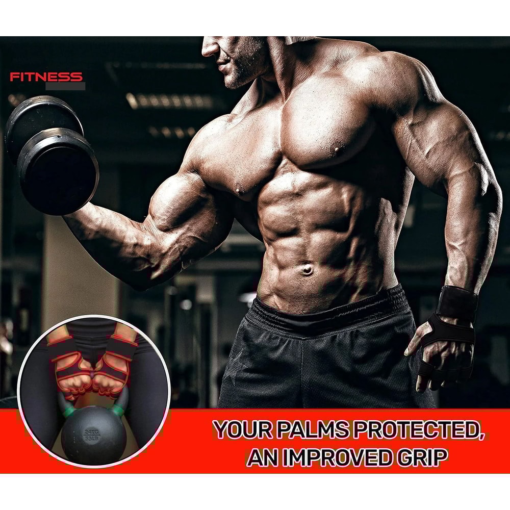 Training Sport Gloves For Men Women Workout Fitness Weightlifting Gym Gloves With Wrist Palm Prot 5