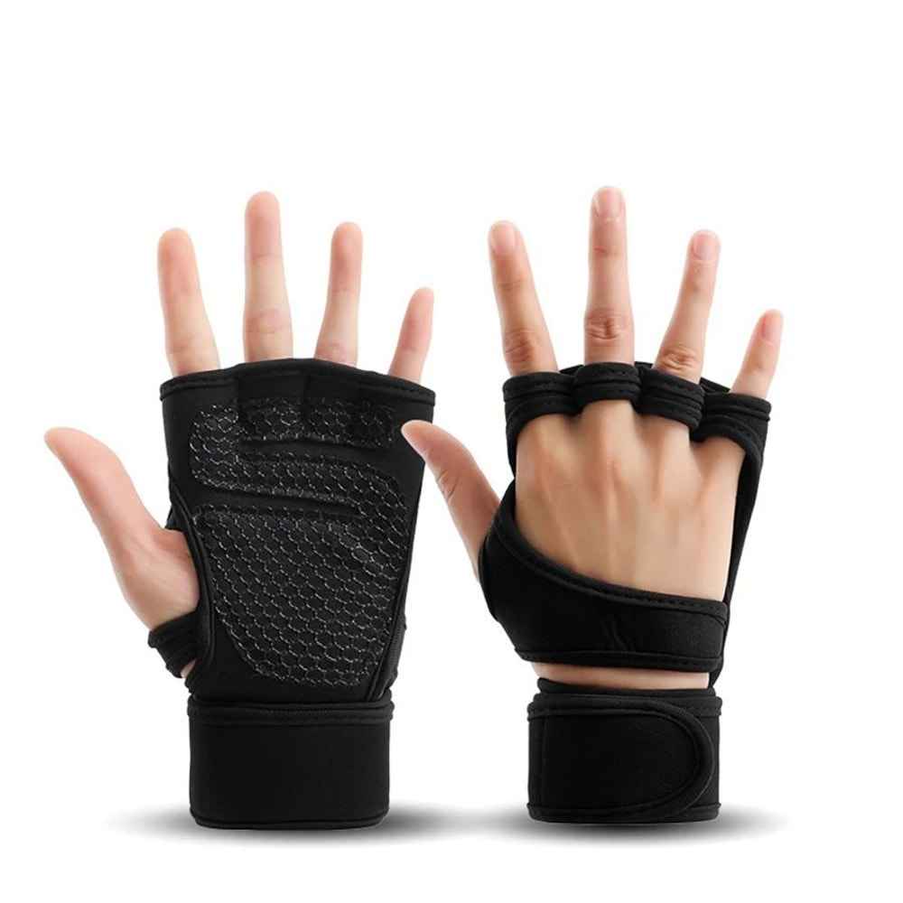 Training Sport Gloves For Men Women Workout Fitness Weightlifting Gym Gloves With Wrist Palm Prot 6