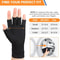 Copper Infused Compression Arthritis Gloves Fingerless For Hand Finger Pain Relief Carpal Tunnel S 4