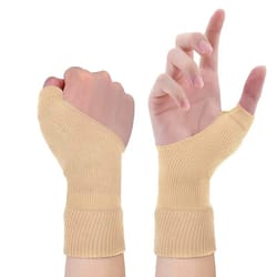 wrist & thumb compression arthritis gloves with breathable wrist support brace and thick thumb injury pads