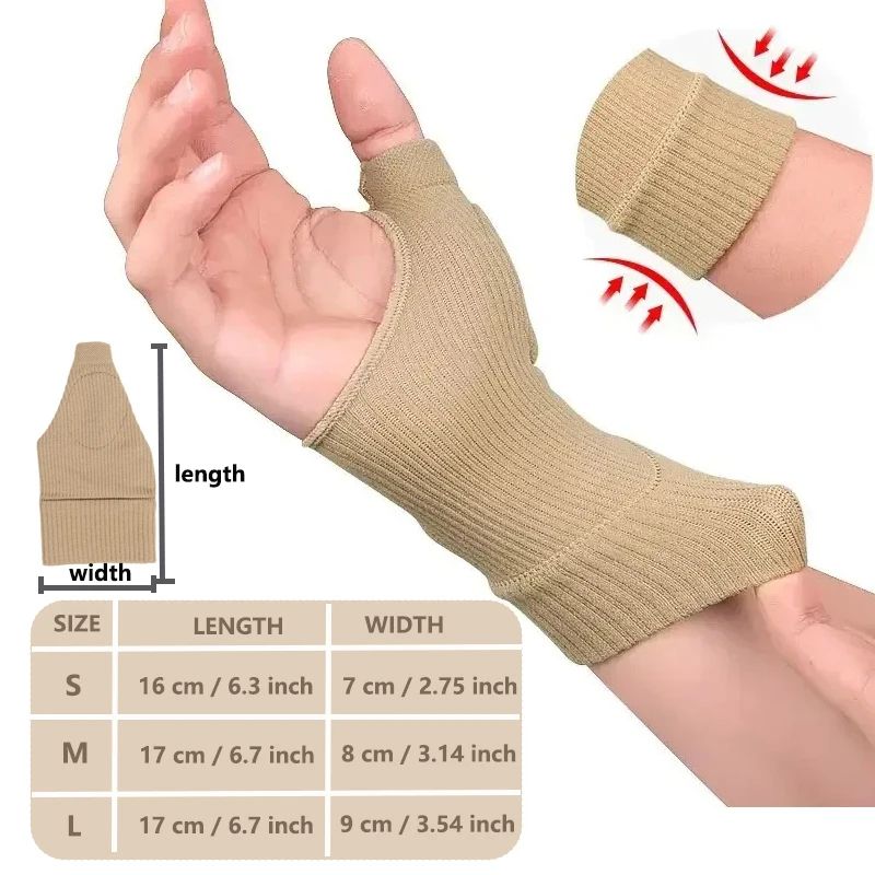 Wrist Thumb Compression Arthritis Gloves With Breathable Wrist Support Brace And Thick Thumb Injur 4