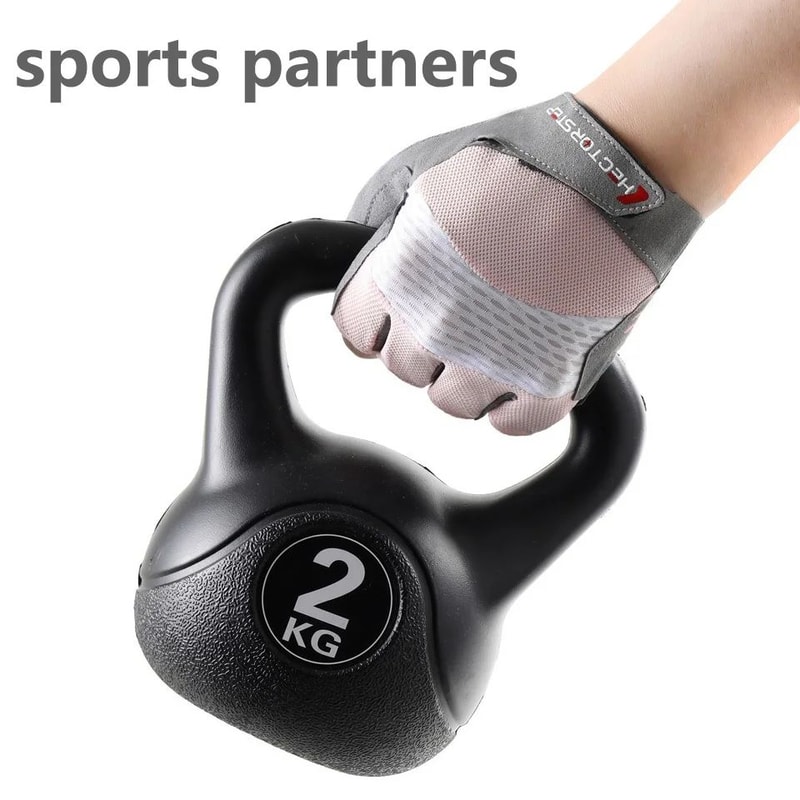 Breathable AntiSlip Cycling Gloves HalfFinger Padded For Outdoor Sports Riding Running Gym Fitness 3