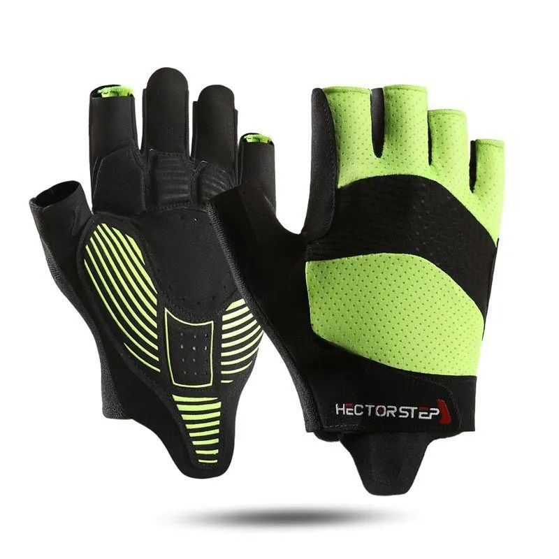 Breathable AntiSlip Cycling Gloves HalfFinger Padded For Outdoor Sports Riding Running Gym Fitness 8