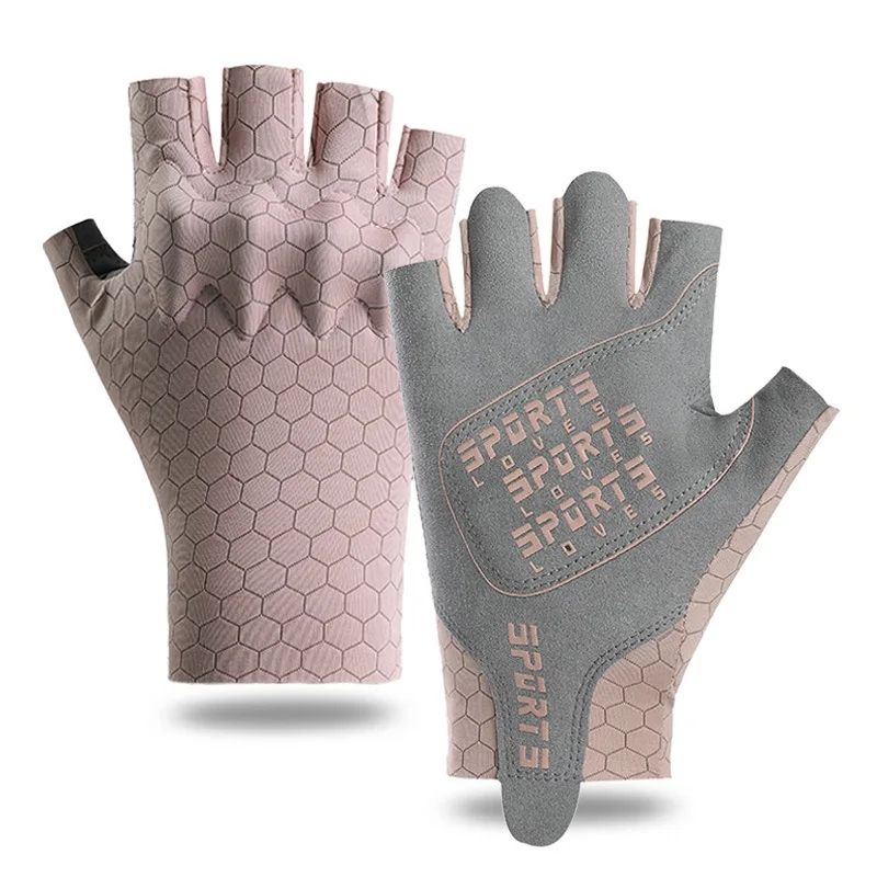 Professional Gym Fitness Gloves Breathable AntiSlip HalfFinger For Cycling Fishing Training Men Wom 7