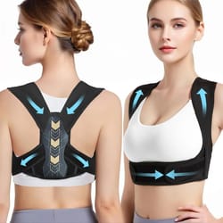 ergonomic back posture corrector belt brace for men & women shoulder support sitting & standing