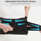 Breathable Sports Back Brace Lower Back Pain Relief Lumbar Support Belt With 6 Stays AntiSkid 4