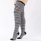 Fashion Plus Size Over Knee Socks For Women Solid Knee High Warmers Stretchy MultiColor 16
