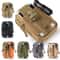 Tactical Molle Pouch Waist Pack Men Small Survival Tool Belt Bag For Camping Running Travel 0