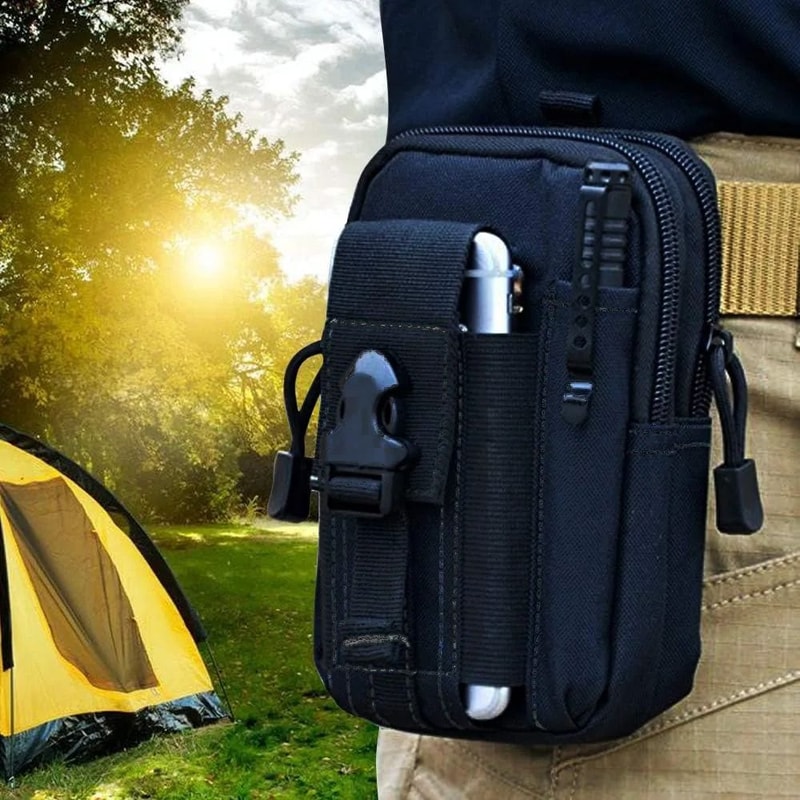 Tactical Molle Pouch Waist Pack Men Small Survival Tool Belt Bag For Camping Running Travel 5