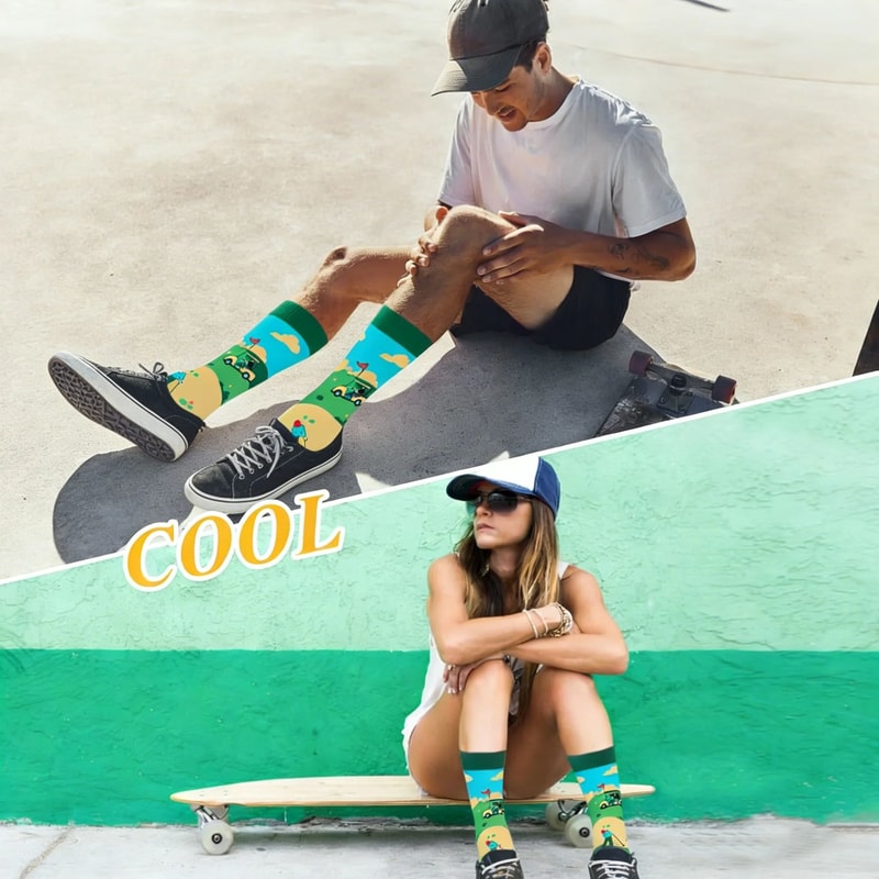 Funny Novelty Socks For Men Women Street Skateboard Sport Socks Fun Christmas Gift 2