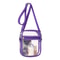 Transparent Clear Crossbody Bag PVC Concert Sports One Shoulder Messenger Bag Adjustable Zipper 7