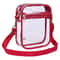 Transparent Clear Crossbody Bag PVC Concert Sports One Shoulder Messenger Bag Adjustable Zipper 9