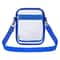 Transparent Clear Crossbody Bag PVC Concert Sports One Shoulder Messenger Bag Adjustable Zipper 10