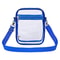 Transparent Clear Crossbody Bag PVC Concert Sports One Shoulder Messenger Bag Adjustable Zipper 10
