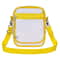 Transparent Clear Crossbody Bag PVC Concert Sports One Shoulder Messenger Bag Adjustable Zipper 12