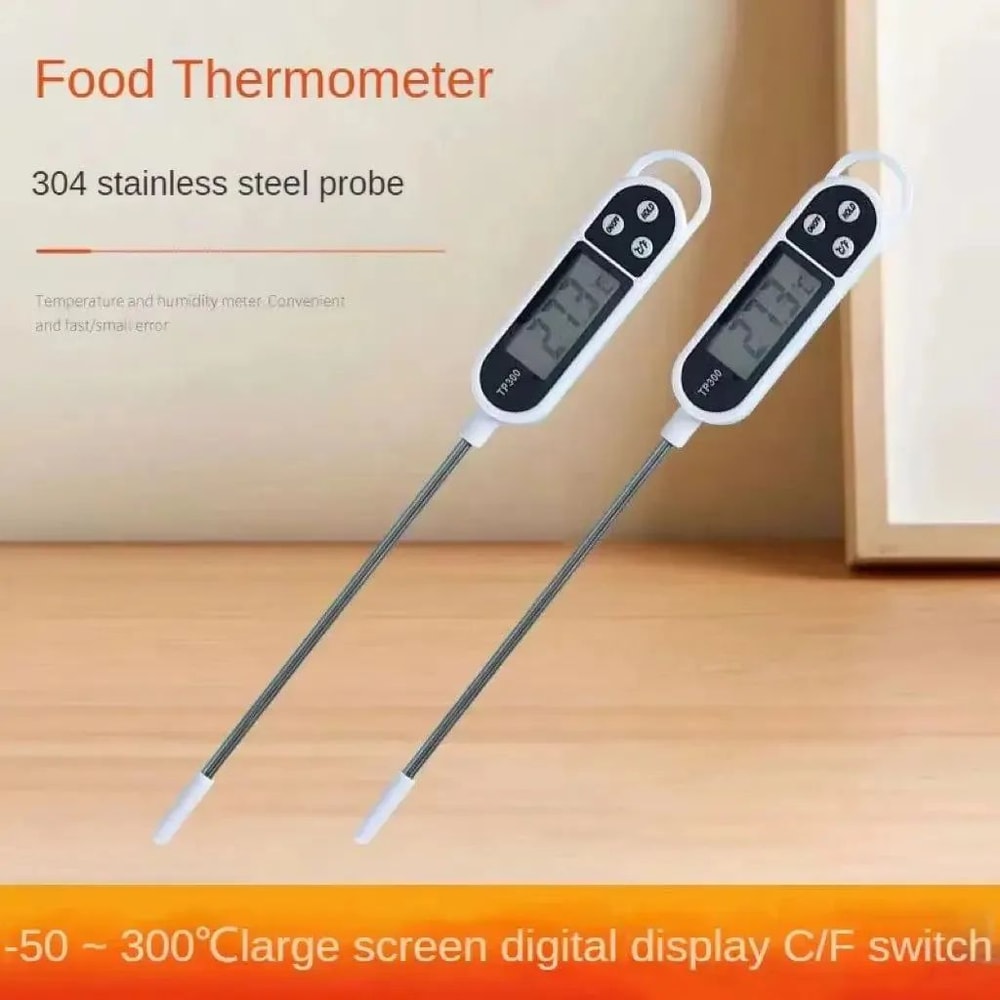 Digital Kitchen Thermometer LCD Food Temperature Probe For Meat Cooking Baking 5