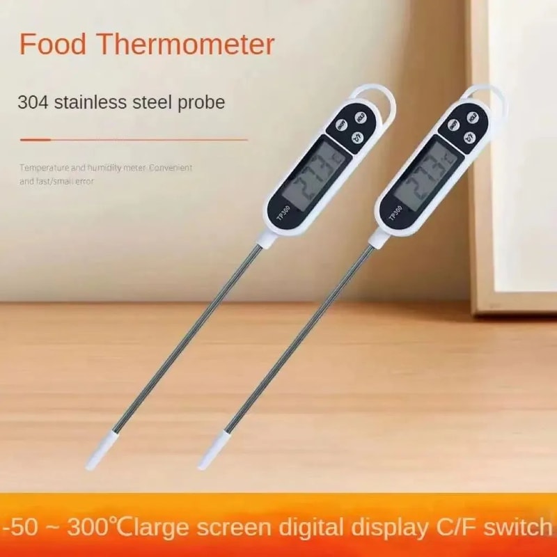 Digital Kitchen Thermometer LCD Food Temperature Probe For Meat Cooking Baking 5