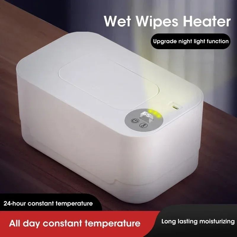 USB Baby Wipe Warmer With LED Display Thermostat Temperature Control Portable Wipes Heating Box Ant 5