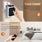 800W Mini Electric Heater Wall Mounted Hot Air Blower With Remote Control For Bedroom Bathroom 2