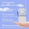 Mini Handheld Fan Foldable 3in1 Neck Desk Fan USB Rechargeable Quiet Turbine Portable Cooling 7